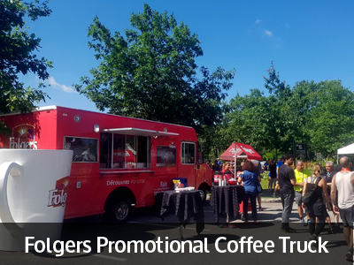 Folgers Promotional Coffee Truck