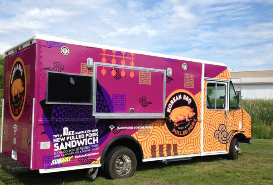 Subway Marketing Truck
