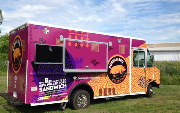 Subway Marketing Truck