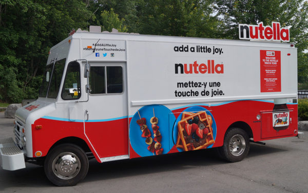 Nutella Marketing Truck