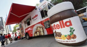 Nutella Marketing truck