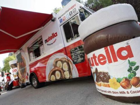 Nutella Marketing truck