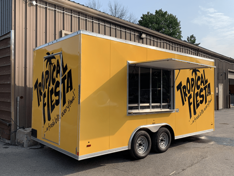 Tropical Fiesta kitchen trailer
