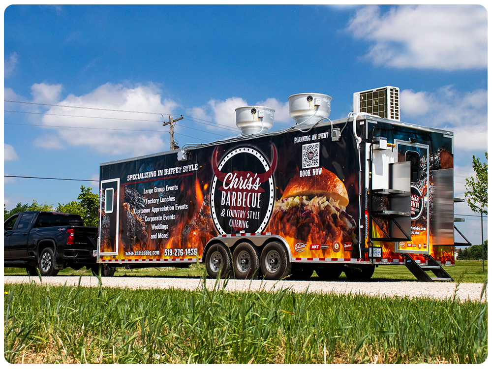 Chris's Barbecue Food Trailer